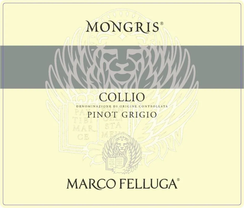 Mongris Pinot Grigio Bottle
