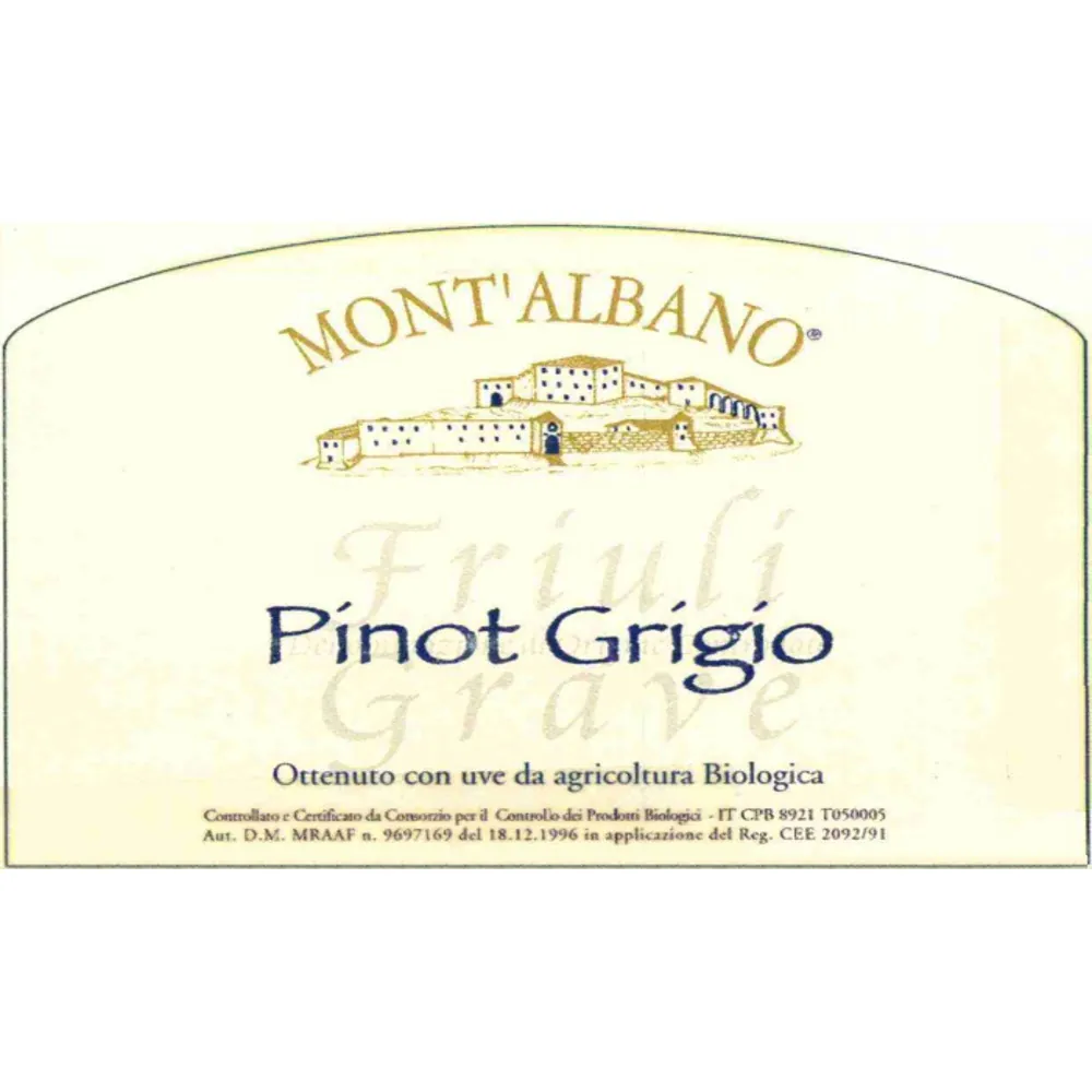 Pinot Grigio Bottle