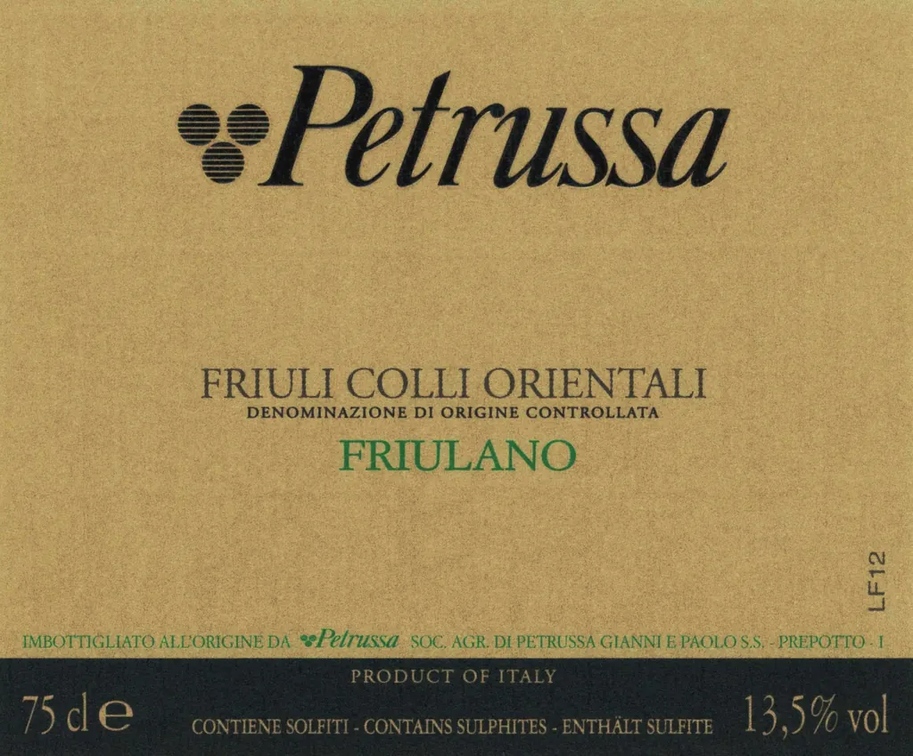 Friulano Bottle