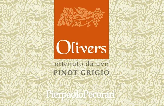 'Olivers' Pinot Grigio Bottle
