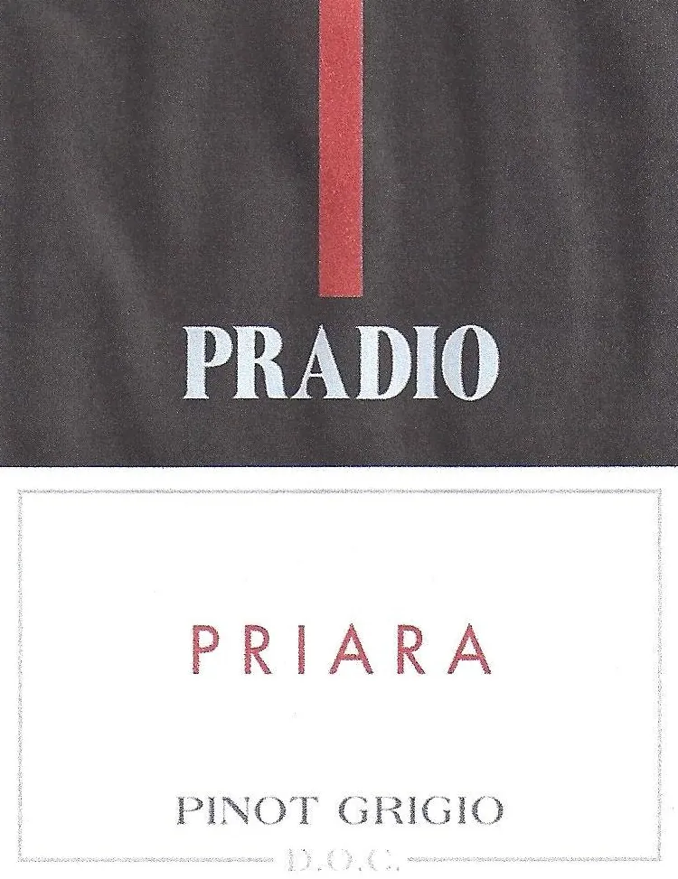 Priara Pinot Grigio Bottle
