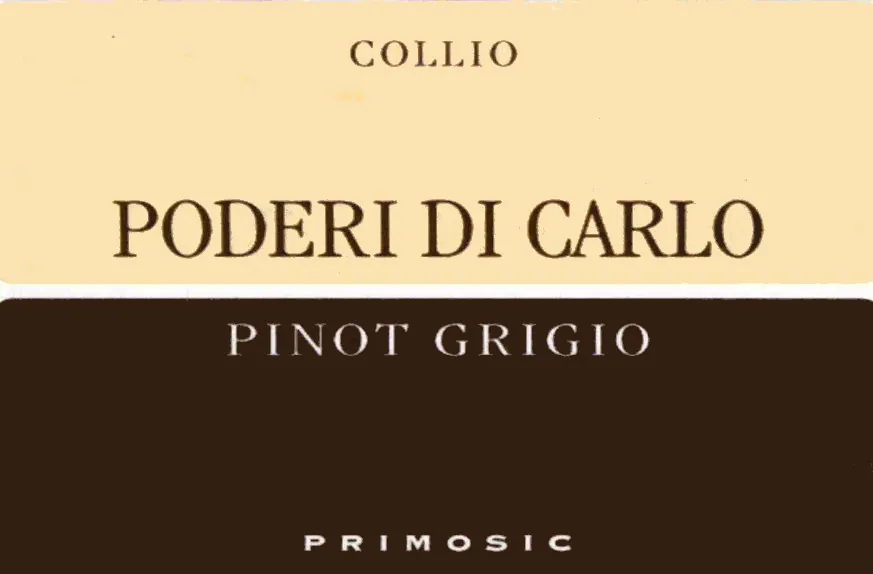 Poderi di Carlo Pinot Grigio Bottle