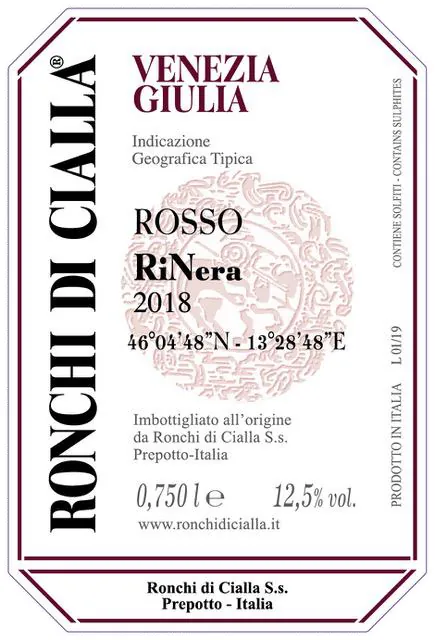 Ribolla Nera Bottle