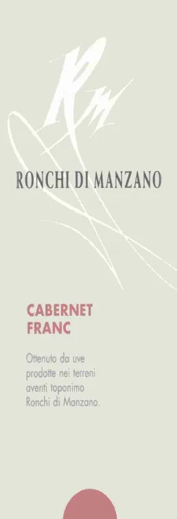 ColliColli Orientali del Friuli Cabernet Franc Bottle