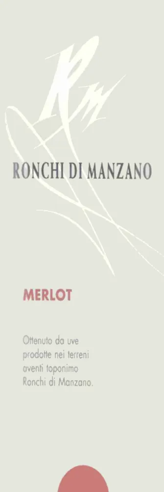 ColliColli Orientali del Friuli Merlot Bottle