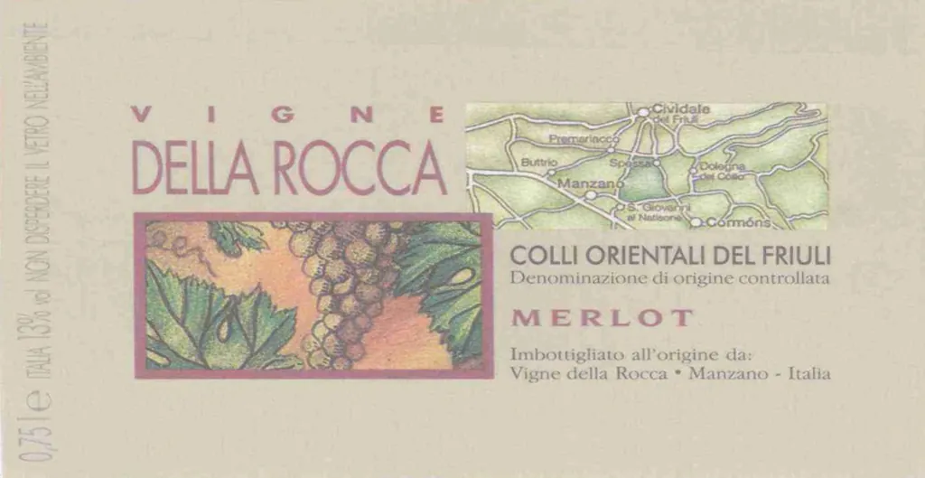 ColliVigne della Rocca Merlot Bottle
