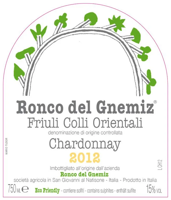 Chardonnay Bottle