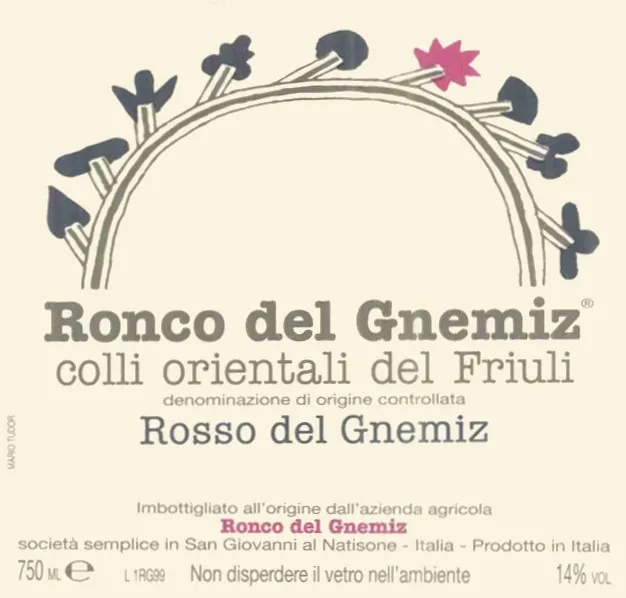 Rosso del Gnemiz Bottle
