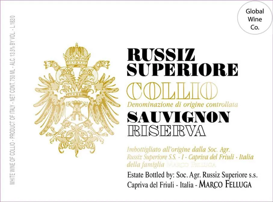 Collio Sauvignon Riserva Bottle