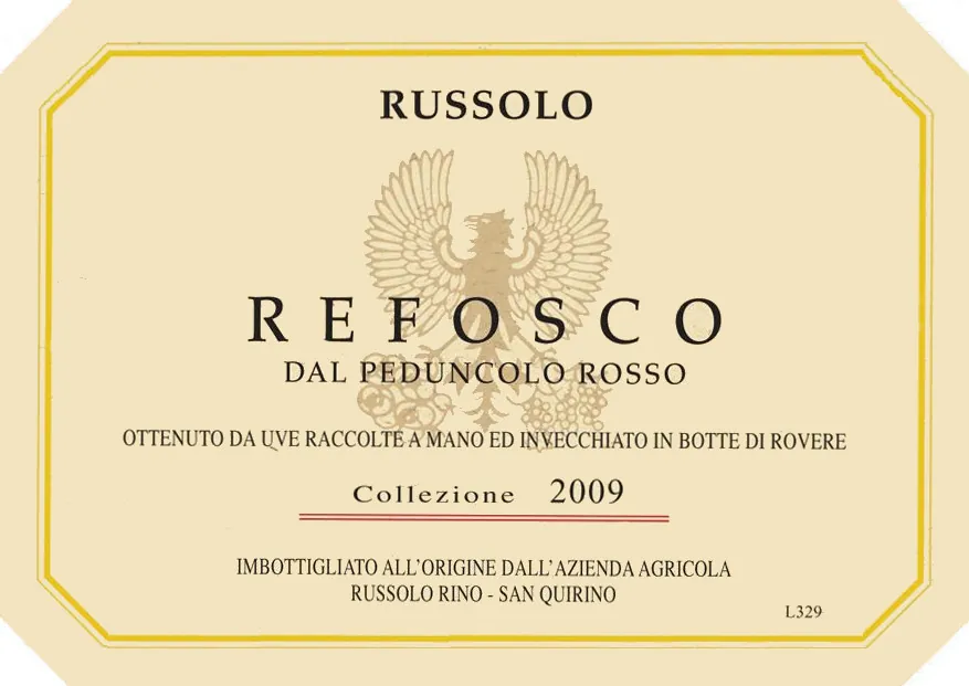 Venezia Giulia Collezione Refosco dal Peduncolo Rosso Bottle