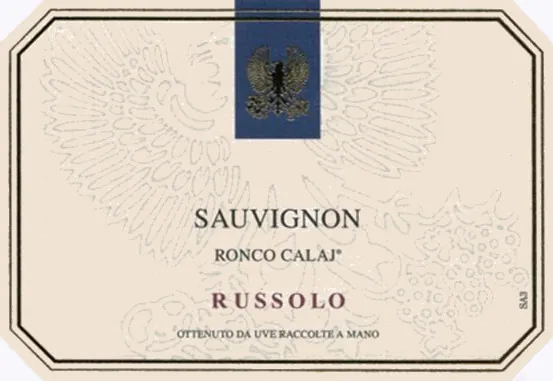 Venezia Giulia Ronco Calaj Sauvignon Bottle