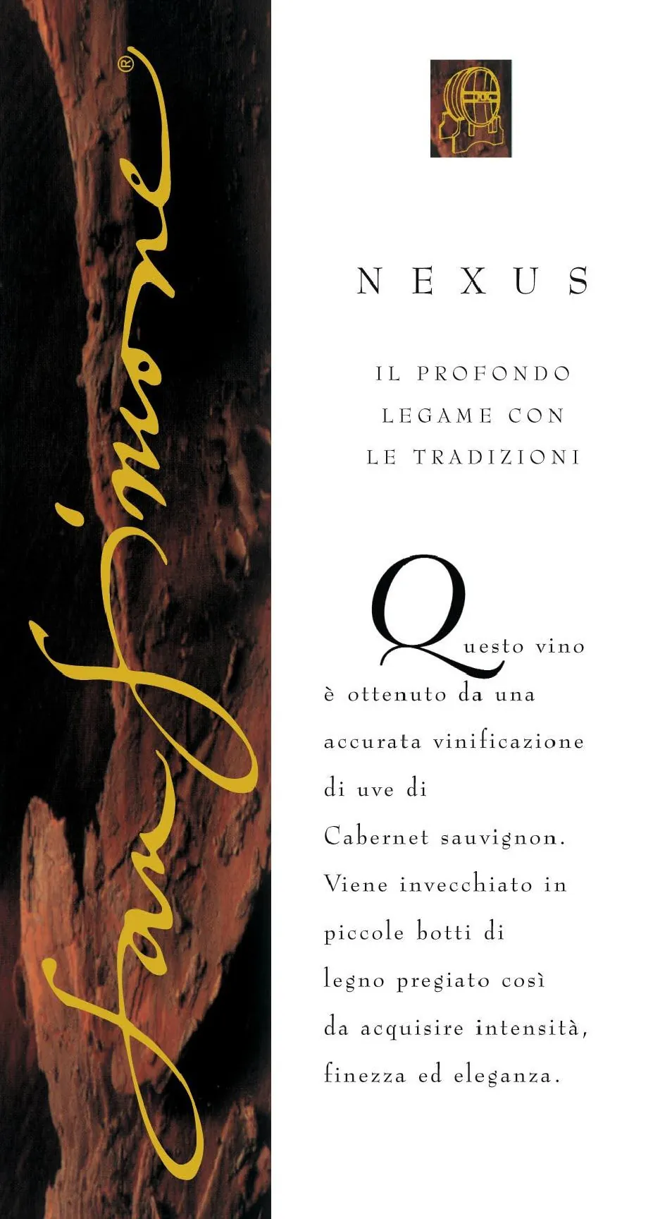 Friuli Grave Nexus Cabernet Sauvignon Bottle