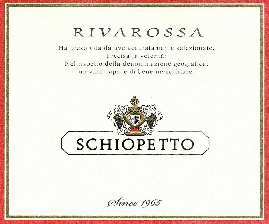 Rivarossa Capriva del Friuli Bottle