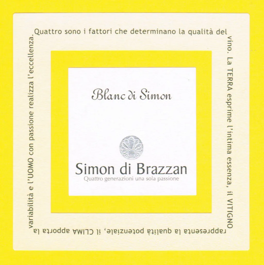 Blanc di Simon Bottle