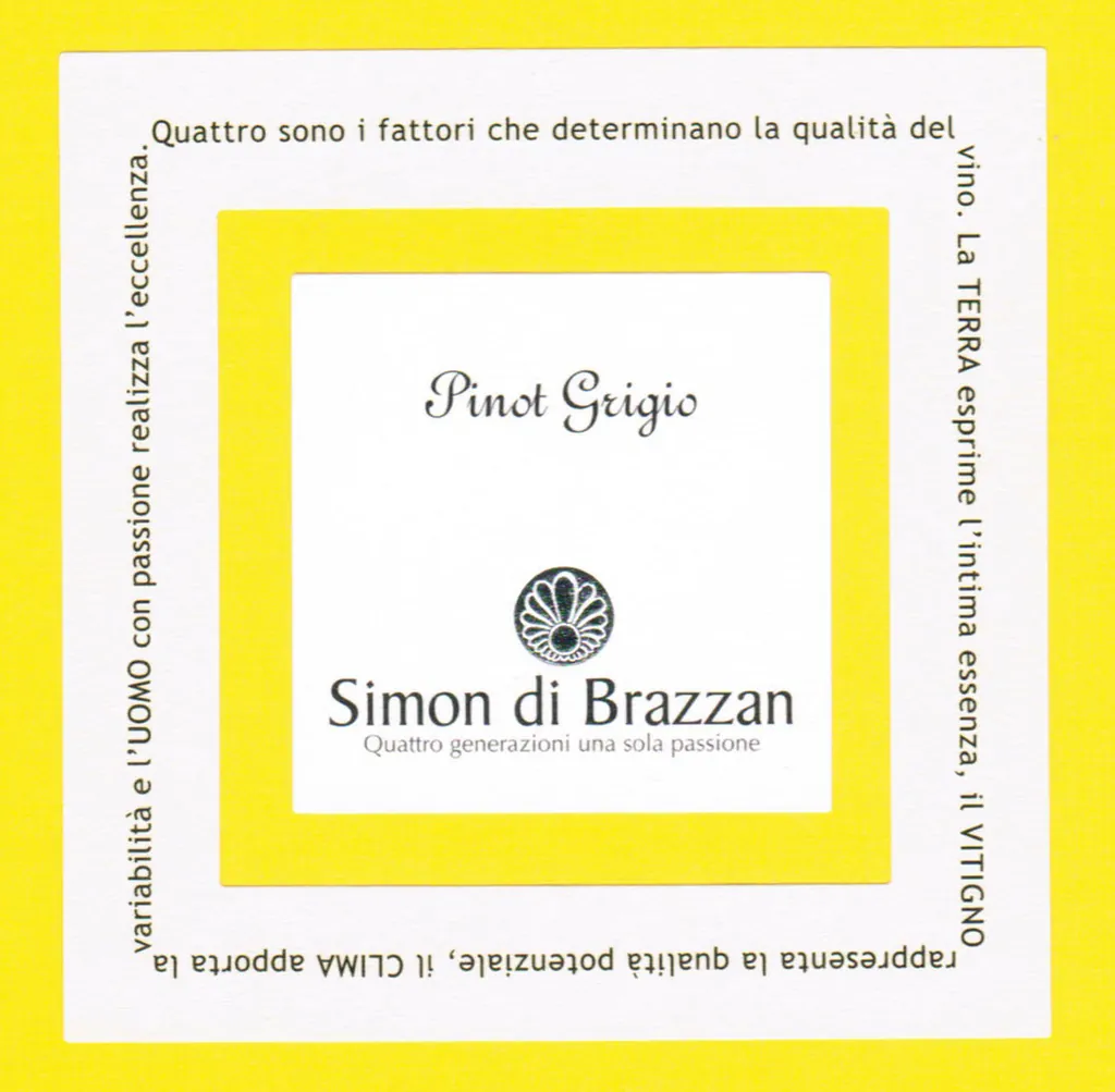 Pinot Grigio Bottle