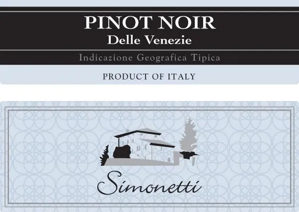 Pinot Noir Bottle