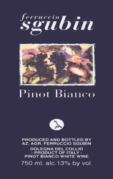 Collio Pinot Bianco Bottle