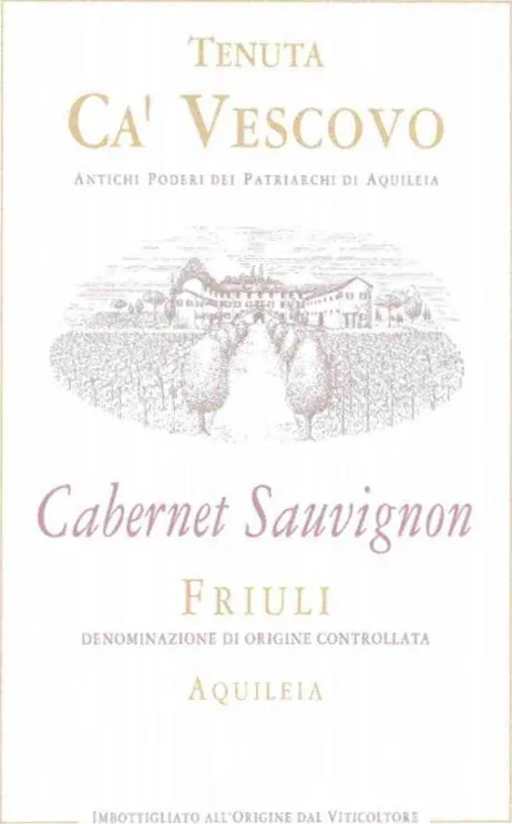 Aquileia Cabernet Sauvignon Bottle