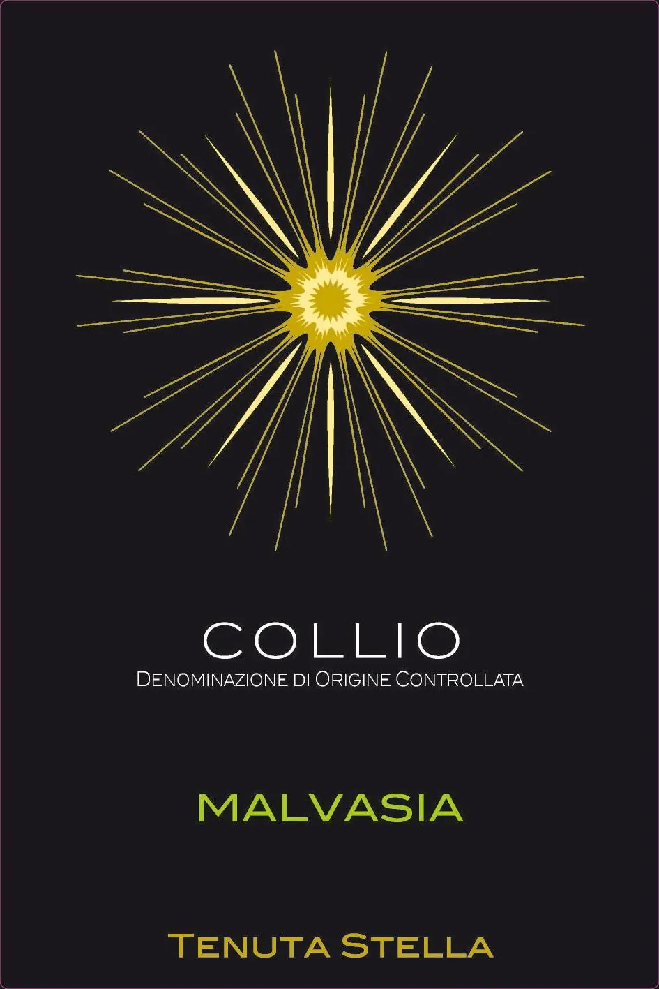 Collio Malvasia Bottle