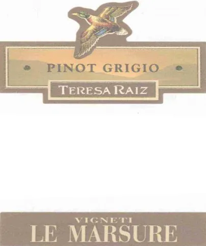 Venezia Giulia Corte Le Marsure Pinot Grigio Bottle