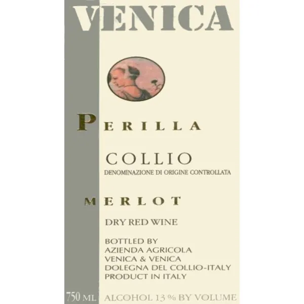 Collio Perilla Merlot Bottle