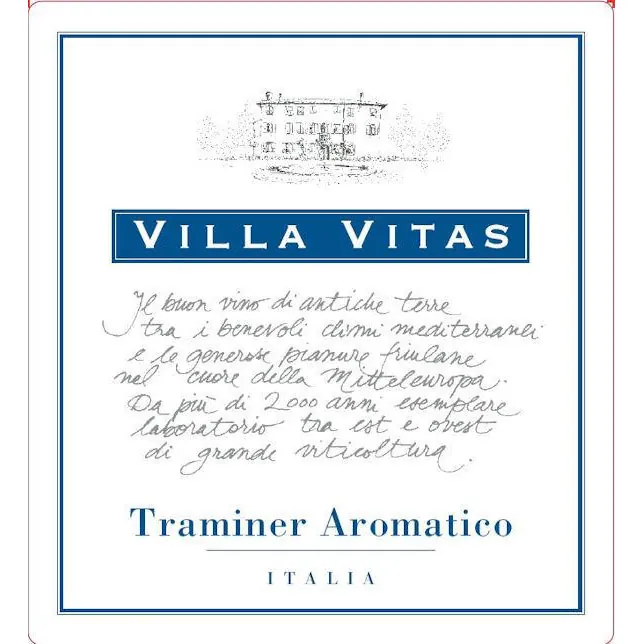 Traminer Aromatico Bottle