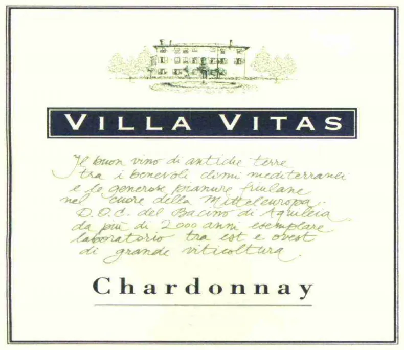 Villa  Chardonnay Bottle