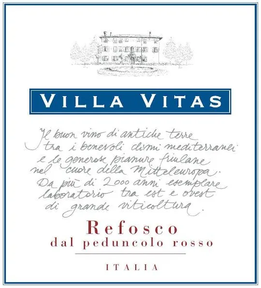Villa  Refosco dal Peduncolo Rosso Bottle