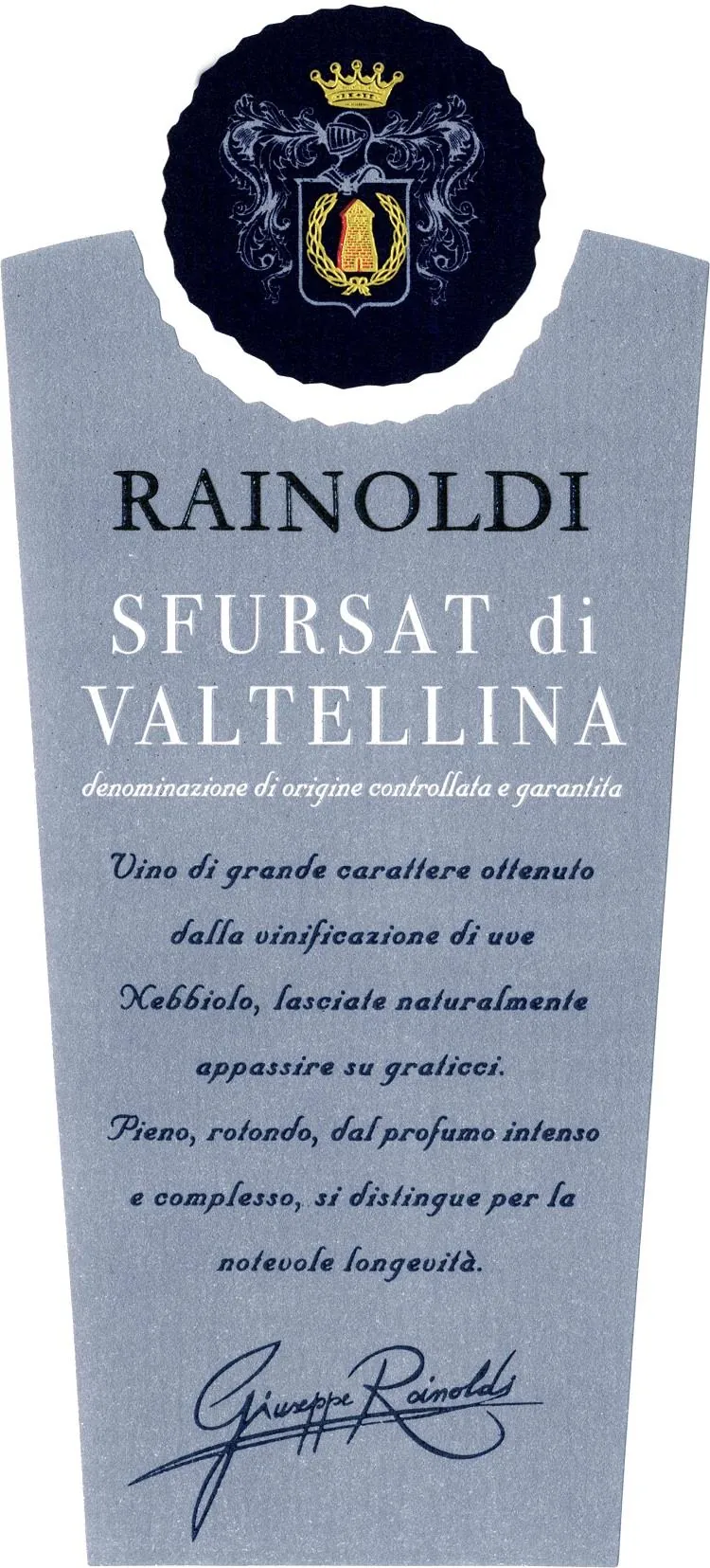 Sforzato di Valtellina Sfursat Bottle