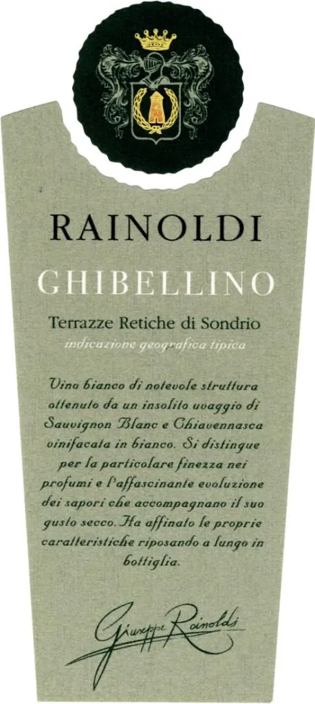 Terazze Retiche di Sondrio Ghibellino Bianco Bottle