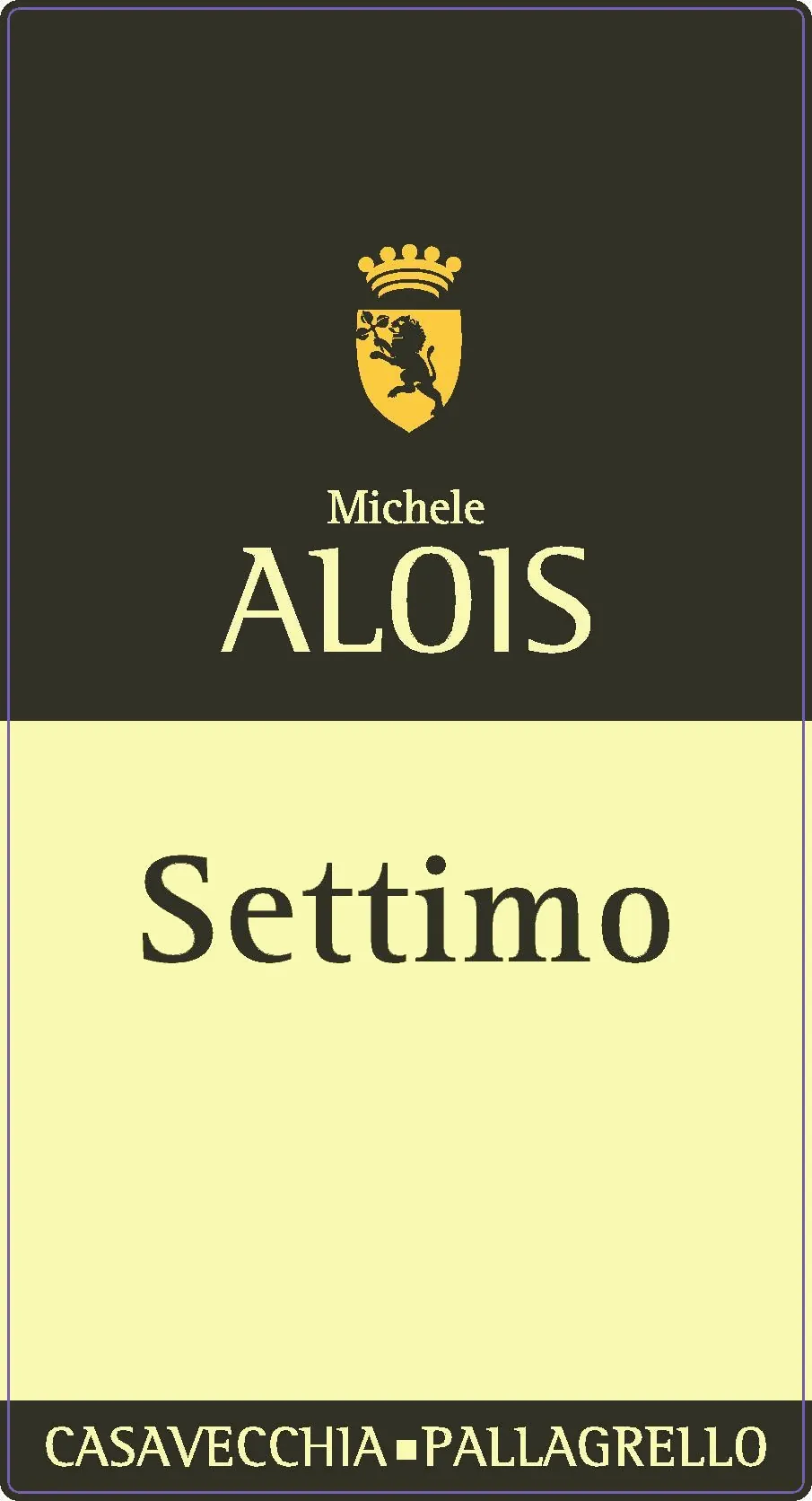 Settimo Casavecchia-Pallagrello Bottle