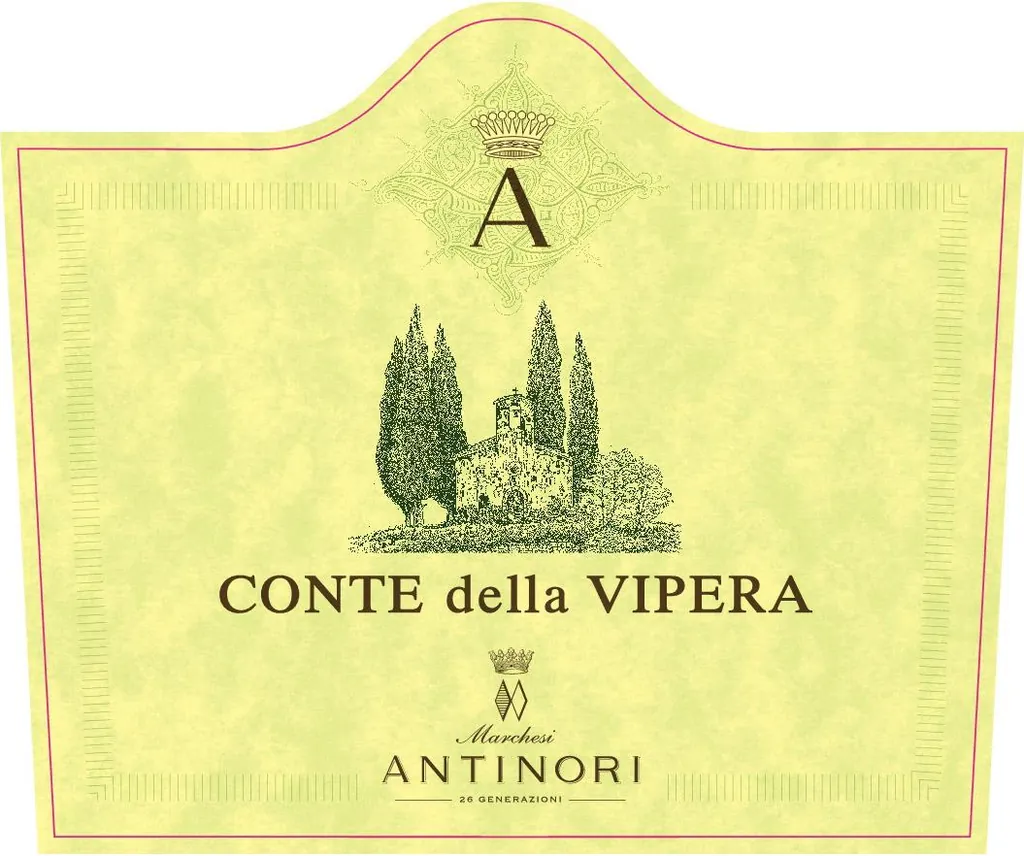 Castello della Sala Conte della Vipera Bottle