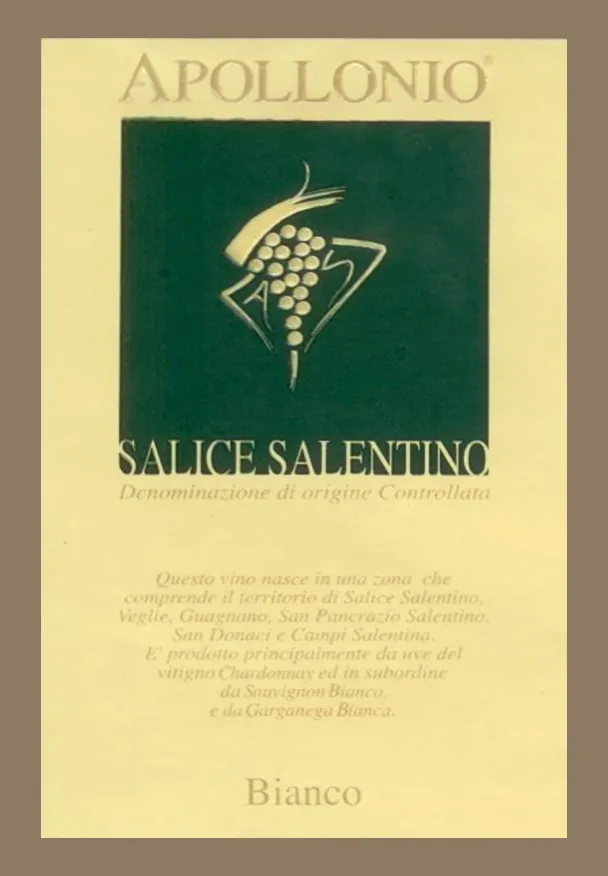Salice Salentino Bianco Bottle