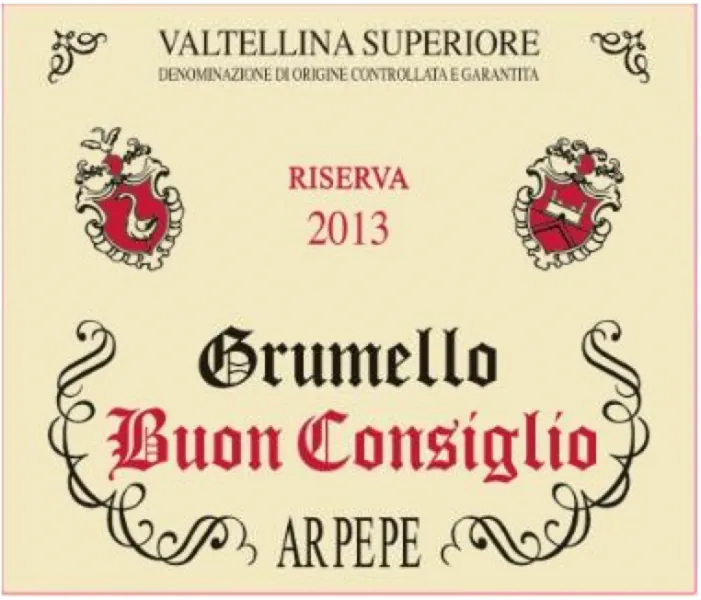 Valtellina Superiore Grumello Buon Consiglio Riserva Bottle