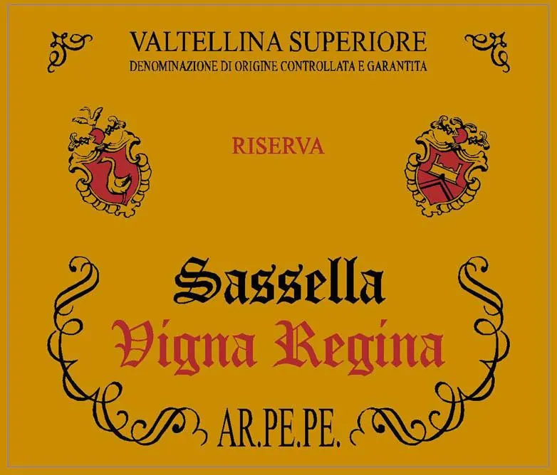 Valtellina Superiore Sassella Vigna Regina Riserva Bottle