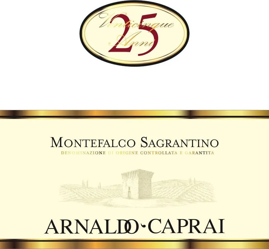 25 Anni Montefalco Sagrantino Bottle