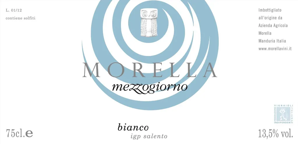Mezzogiorno Salento Bianco Bottle