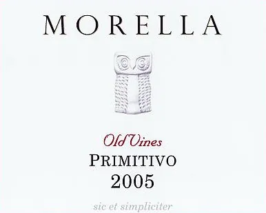 Old Vines Primitivo Bottle