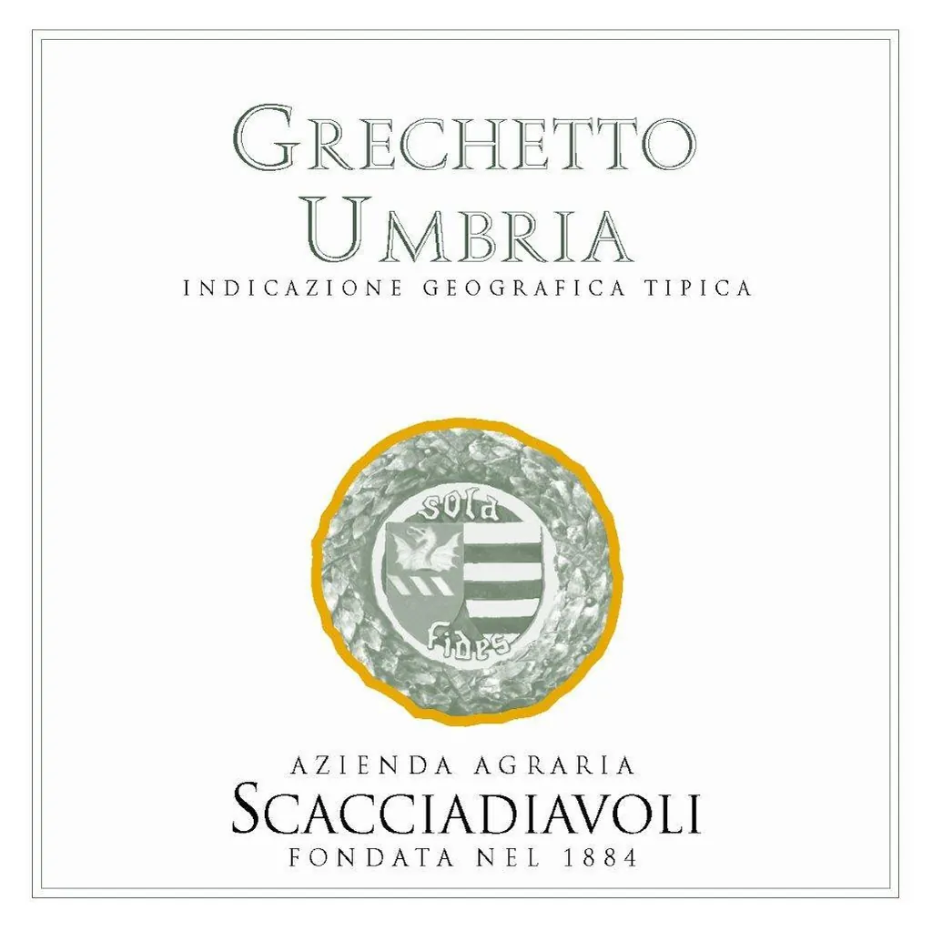 Scacciadiavoli Umbria Grechetto Bottle