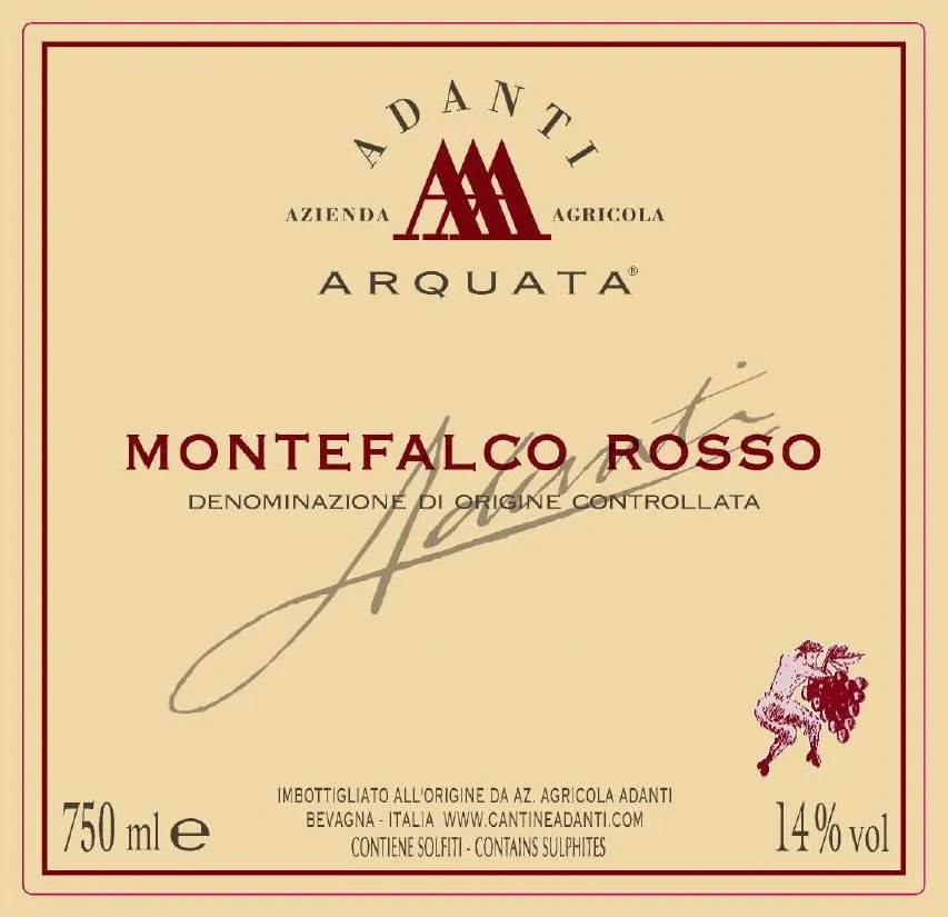 Arquata Montefalco Rosso Bottle