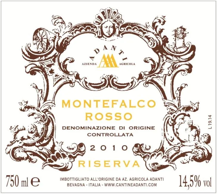 Montefalco Rosso Riserva Bottle