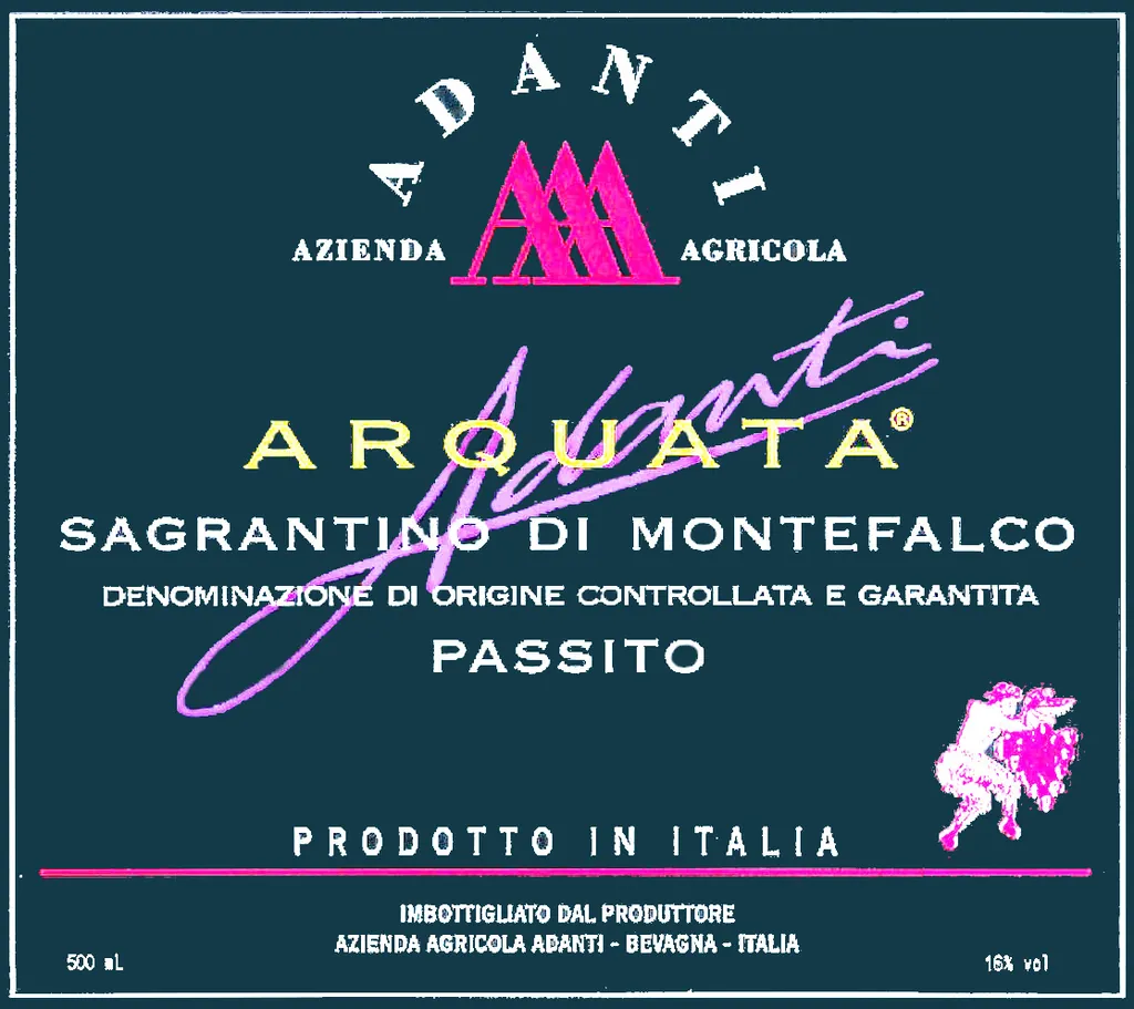 Sagrantino di Montefalco Arquata Passito Bottle