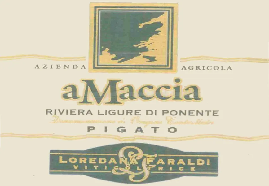 Riviera Ligure di Ponente Pigato Bottle