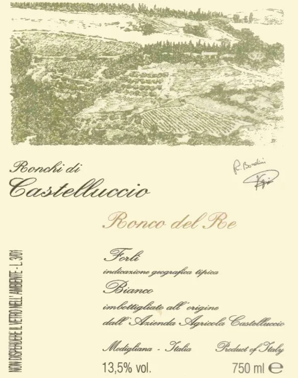 Forli Ronco del Re Bianco Bottle