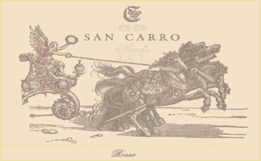 San Carro Rosso Bottle
