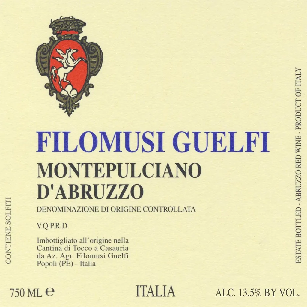 Montepulciano d'Abruzzo Bottle