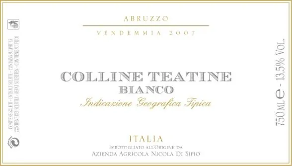Colline Teatine Bianco Bottle