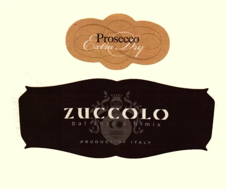 Prosecco Extra Dry Bottle