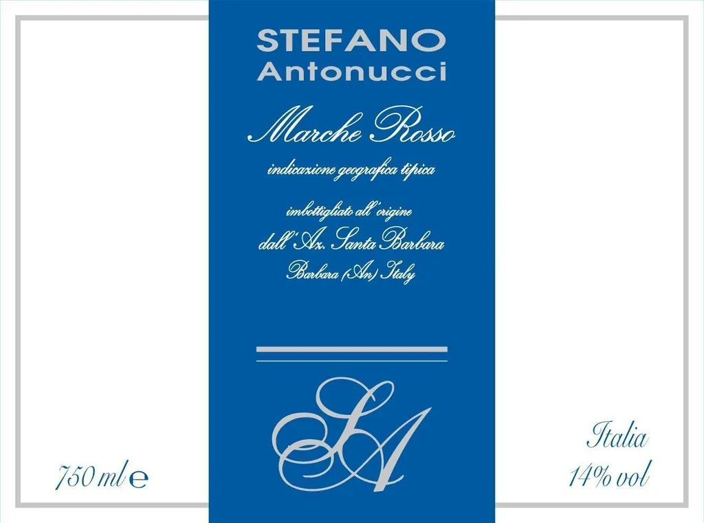 Marche Stefano Antonucci Rosso Bottle