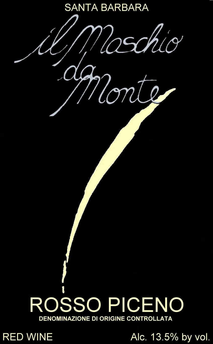 Piceno Stefano Antonucci Il Maschio da Monte Rosso Bottle